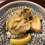 料亭 時葉山 - アワビの天ぷら