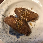 料亭 時葉山 - 手羽先、皮がパリパリで美味しい