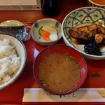 和もと - 焼魚（銀だら照焼き）定食（昼）