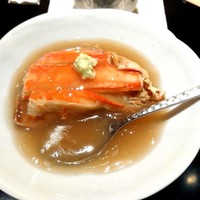 鮨 海界 - 香箱ガニのあんかけ
