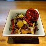 明道町中国菜 一星 - すっぽん、青森にんにく、辣子鶏(ラーズーチー)の変化技！