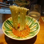 明道町中国菜 一星 - しゃぶしゃぶの残したスープで〆の坦々麺