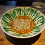 明道町中国菜 一星 - しゃぶしゃぶの残したスープで〆の坦々麺