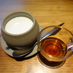 明道町中国菜 一星 - デザート：とろとろの杏仁豆腐