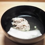 あさば - 鯵のたたき吸鍋