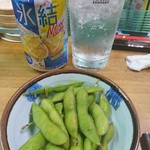 伊勢屋酒店 - 枝豆。