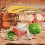 Shrimp Garden - オマール海老のカルパッチョ