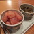 博多もつ鍋 やまや - 柚子がきいた美味しい明太子とごま油がきいた高菜は食べ放題