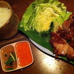 ハンサム食堂 - カオニャオセット