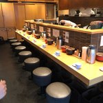 Nihombashi Tendon Kaneko Hannosuke - 店内カウンター席