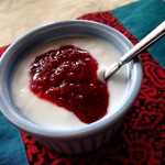 ガーデンカフェもも - モーニングＢセットのカスピ海ヨーグルト