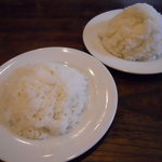 ステーキ カフェ ケネディ - ライス＆ライス大盛