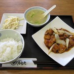 Chuuka Shisen Ryouri Morita - 鶏肉の辛子炒め定食（ランチパスポート利用）