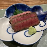 日本料理 とくを - 鹿児島産の和牛。