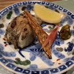 日本料理 とくを - ぐじの塩焼きとばちこ。