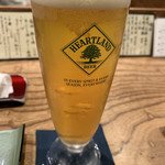 日本料理 とくを - 締めのビール