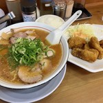 Ichirakuya - 味噌ラーメン唐揚げセット