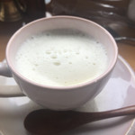 CAFE&SHOP Lotus Land - 2019/07/14　チョコレートパフェ 620円 ホット投入ミルク 190円 セット