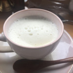 カフェアンドショップ ロータスランド - 2019/07/14　チョコレートパフェ 620円 ホット投入ミルク 190円 セット