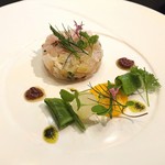 ラ ポルト ヴェール - 前菜:鮮魚のタルタル