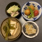 そばと酒 湖月 - お通し