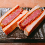 炭火焼肉 ふちおか - ヒレカツサンド