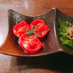 炭火焼肉 ふちおか - トマトのキムチ