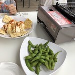 Saburina Pasuta Ando Kuramuchauda - 枝豆と炙りチーズポテトサラダ‼️