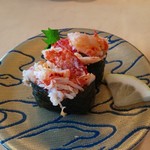 回転寿司 函館まるかつ水産 - 花咲ガニ