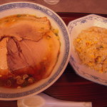 恵愛 - ネギチャーシュー麺セット