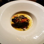 ヴェルデュ都 - 活き鮑のポワレ