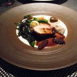 レストラン バカール - イベリコ豚のロースト　そのミニハンバーグを添えて