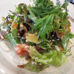 【再訪２】前菜：寒ブリのサラダ