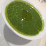 プルミエアベニュー - 【再訪２】Ｃコースのホウレンソウのポタージュ