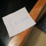 辰美寿し - お値段です