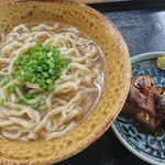 もとぶ食堂 - 炙り軟骨ソーキそば