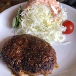 カナダ喫茶 - 料理写真:ビーフハンバーグ 1/3