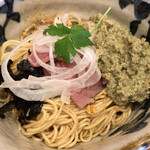 Chuukasoba Massaki - 牡蠣と秋刀魚節の和えそば