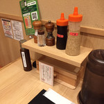 鉄板ステーキ ろく丘 - 卓上