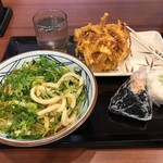 丸亀製麺 盛岡店 - 鮭と枝豆のおにぎり