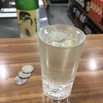 立ち飲み 勝 - 日本酒「くどき上手」400円也。