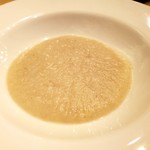 八百屋カフェ - マッシュルームポタージュスープ