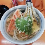 本場かなくま餅 福田 - 天ぷらうどんにしました