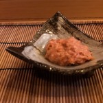 鮨駒 - 名物海老ミンチは酒のアテに最高