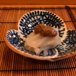 鮨駒 - 夏烏賊肝醤油