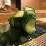 鮨駒 - 胡瓜南蛮漬け