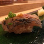 鮨駒 - 〆が入ってます