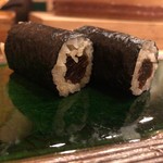 鮨駒 - 最後は干瓢巻