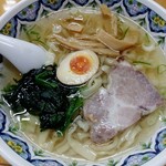 中国ラーメン揚州商人 - 塩ラーメン(刀切麺) 670円