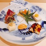 Roppongi Sushi Tatsumi - 前菜盛合せ